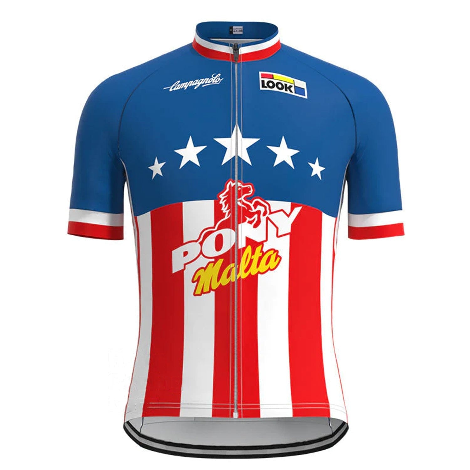 Pony Malta Retro Cycling Jersey Retro Cycling Jersey - Retro Peloton