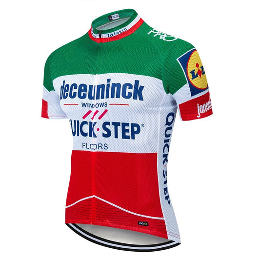 Quick Step Deceuninck Team Jersey Retro Cycling Jersey - Retro Peloton