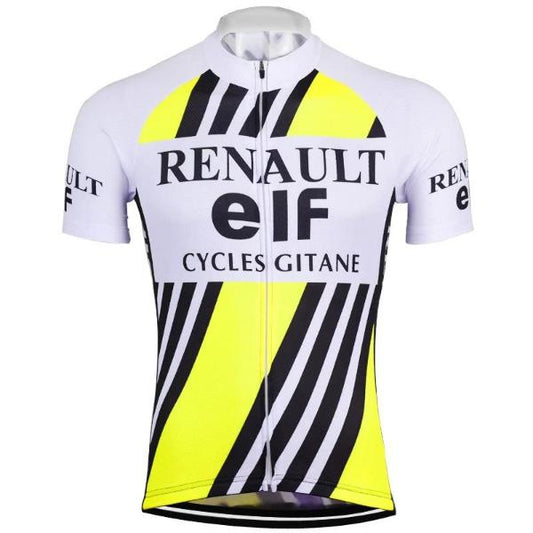 Renault Elf Gitane Retro Cycling Jersey Retro Cycling Jersey - Retro Peloton
