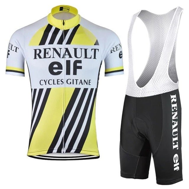 Renault Elf Gitane Retro Cycling Jersey Set Retro Cycling Set - Retro Peloton