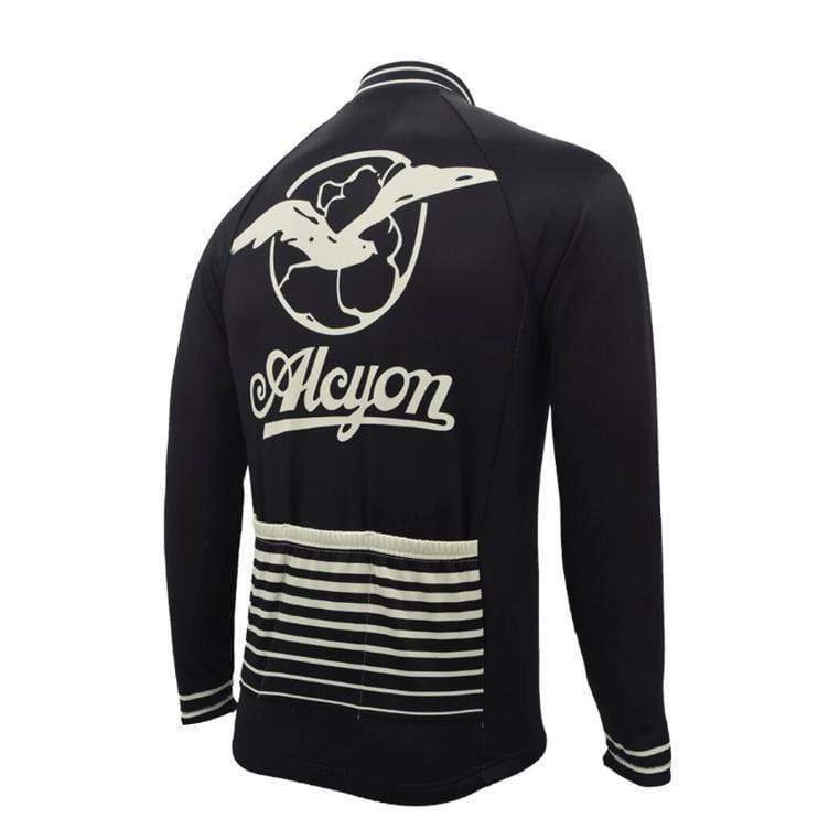 Retro Paris - Roubaix Alcyon Classic Long Sleeve Cycling Jersey Retro Cycling Jersey - Retro Peloton