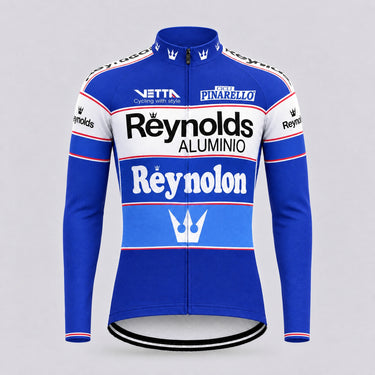 Reynolds Aluminio 1988 Retro Cycling Jersey - Long sleeve front