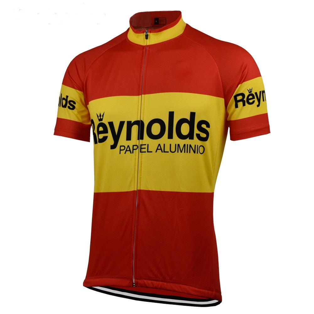 Reynolds - Papel Alumino Retro Cycling Jersey Retro Cycling Jersey - Retro Peloton