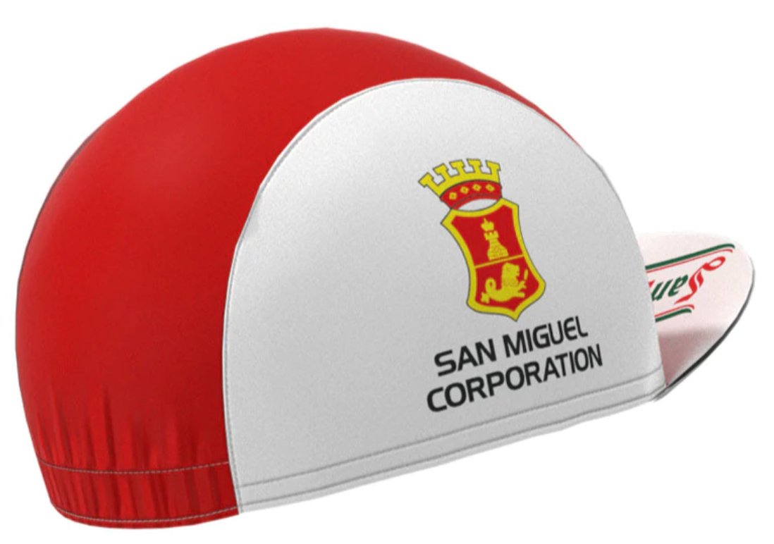 San Miguel Retro Cycling Cap Retro Cycling Caps - Retro Peloton