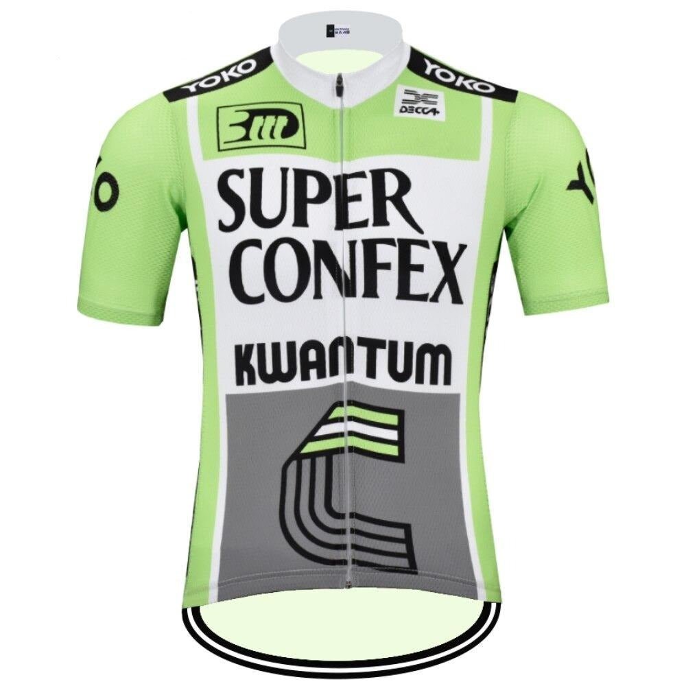 Super Confex Kwantum Retro Cycling Jersey Retro Cycling Jersey - Retro Peloton