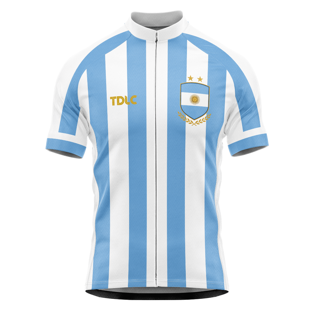 Argentina 1986 Maradona #10 retro cycling jersey