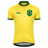 TDLC Brazil 1970 - Pelé 10 Retro Cycling Jersey Cycling Jersey - Retro Peloton