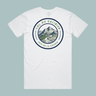 TDLC Col Du Galibier Premium White T-shirt T-shirt- Retro Peloton