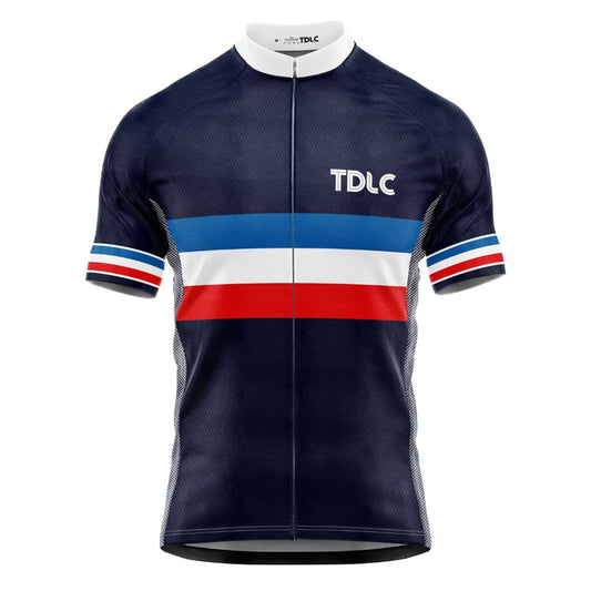 TDLC France Retro Cycling Jersey Retro Cycling Jersey - Retro Peloton