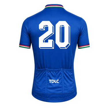 TDLC Italy 1982 - Rossi 20 Retro Cycling Jersey Cycling Jersey - Retro Peloton