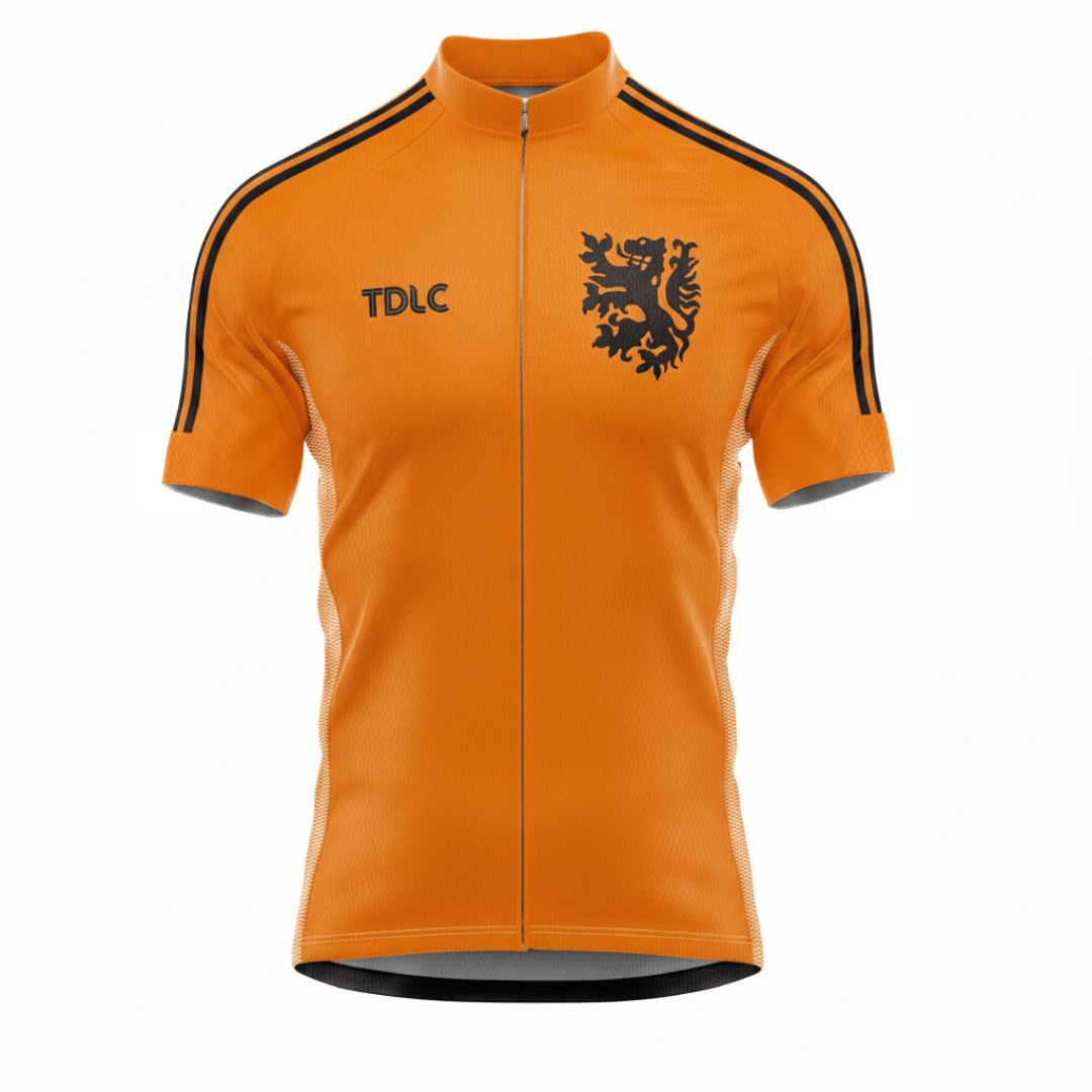 Netherlands 1974 Cruyff #14 retro cycling jersey