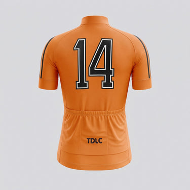 TDLC Netherlands 1974 - Cruyff #14 Retro Cycling Jersey Cycling Jersey- Retro Peloton