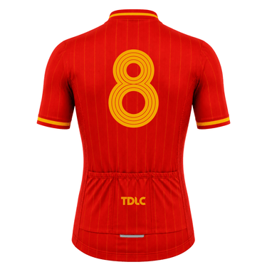 TDLC Spain 2006 - Xavi 8 Retro Cycling Jersey Cycling Jersey - Retro Peloton