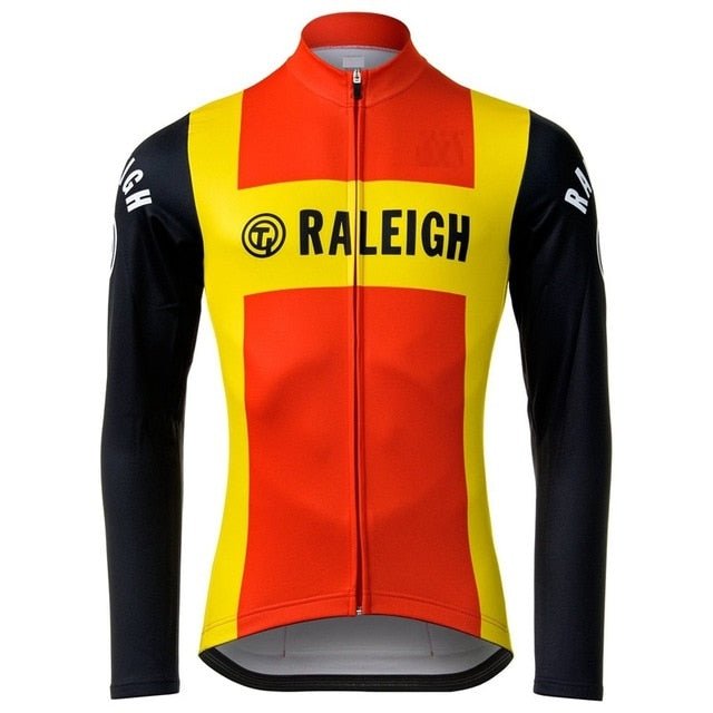 TI Raleigh Long Sleeve Retro Cycling Jersey Retro Cycling Jersey - Retro Peloton