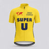 1989 Tour de France Yellow jersey Super U - Fignon - Short sleeve front