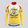 Triple Karmeliet Beer Retro Cycling Jersey - Long sleeve front