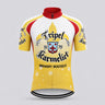 Triple Karmeliet Beer Retro Cycling Jersey - Short sleeve front