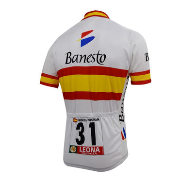 UK CLEARANCE - 1995 Banesto Spanish National Team Retro Cycling Jersey - Indurain UK Clearance - Retro Peloton