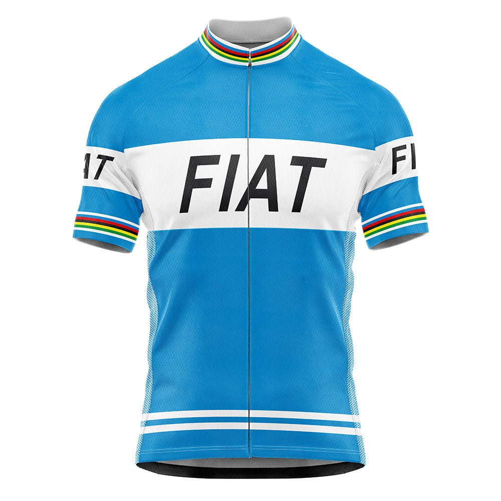 UK CLEARANCE - Fiat France Retro Cycling Jersey 1977 Retro Cycling Jersey - Retro Peloton