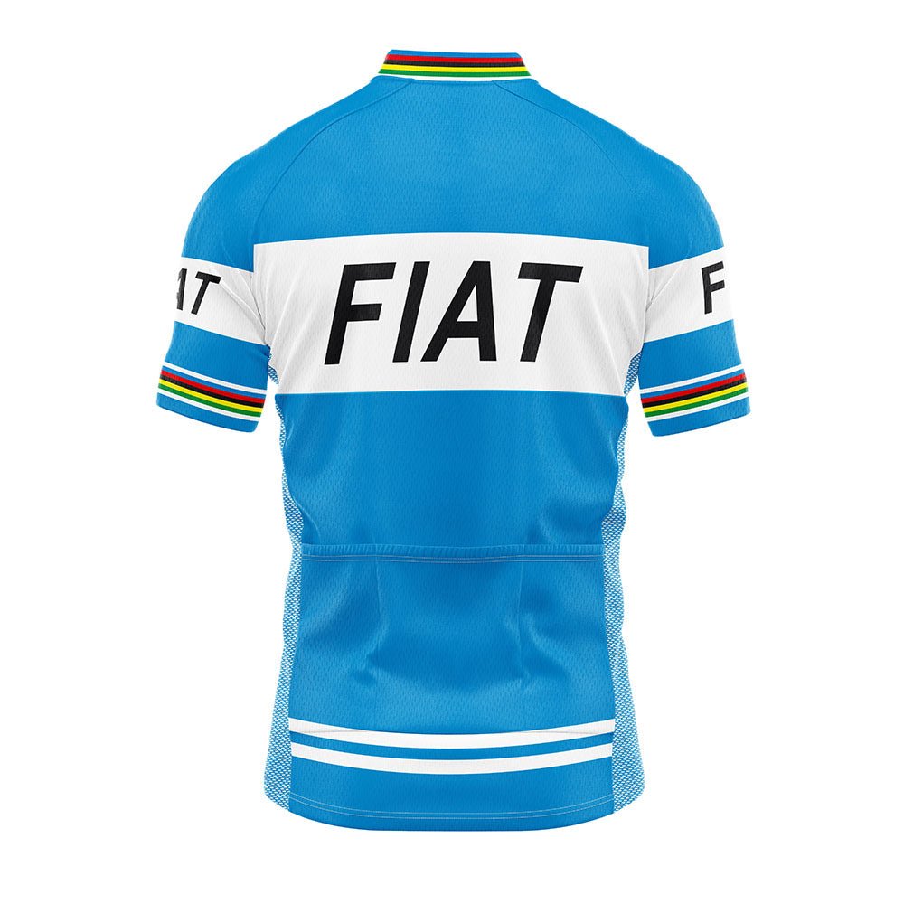 UK CLEARANCE - Fiat France Retro Cycling Jersey 1977 Retro Cycling Jersey - Retro Peloton