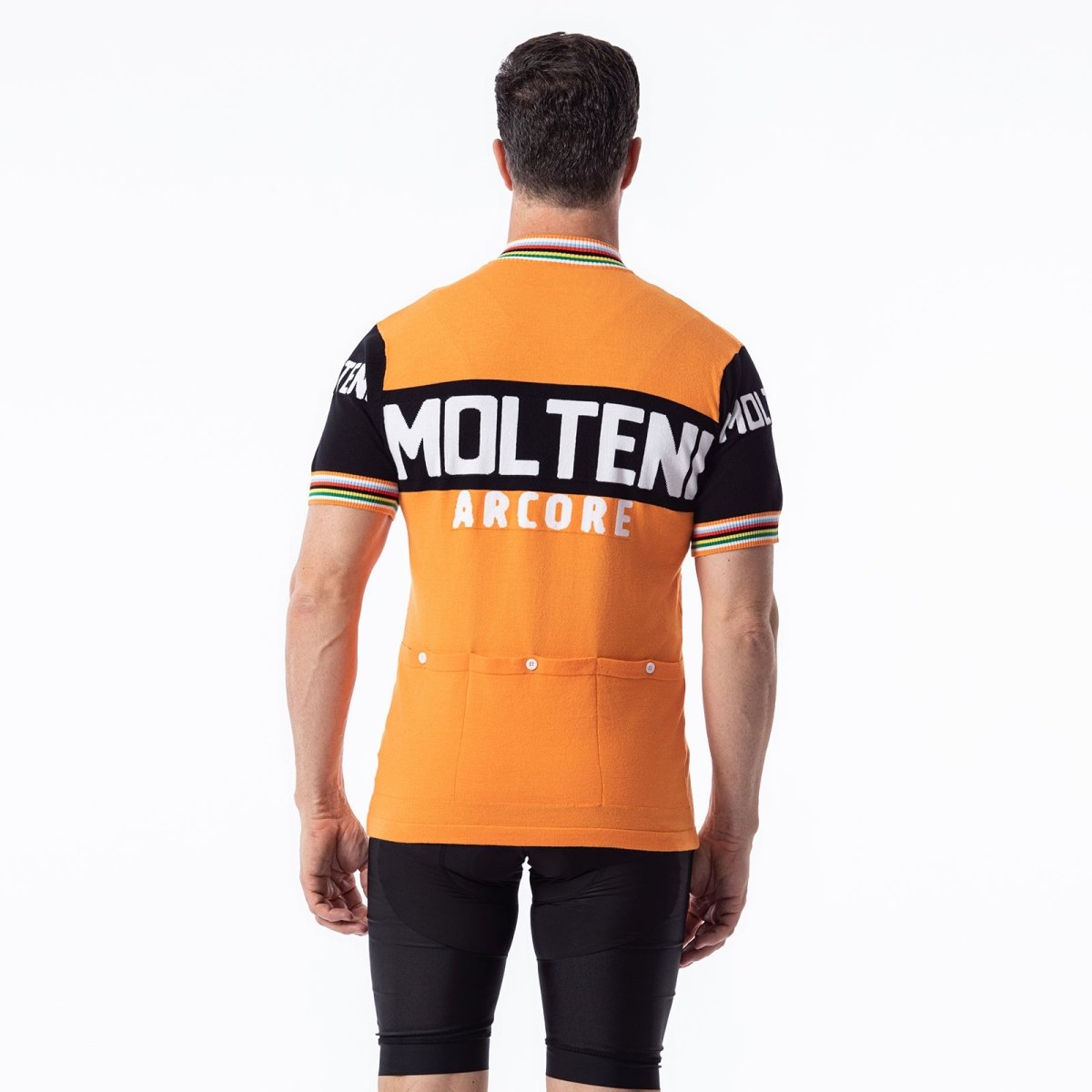 UK CLEARANCE - Molteni Merino Wool Blend - Retro Cycling Jersey Retro Wool Cycling Jersey - Retro Peloton