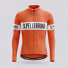 UK CLEARANCE - San Pellegrino Long Sleeve Retro Cycling Jersey UK Clearance- Retro Peloton