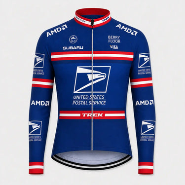 United States Postal Service Retro Cycling Jersey, back view