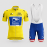 US Postal Service Pro Cycling Team Yellow Jersey Set Retro Cycling Set- Retro Peloton