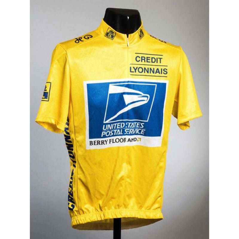 US Postal Service Yellow Tour de France Retro Cycling Jersey Retro Cycling Jersey - Retro Peloton