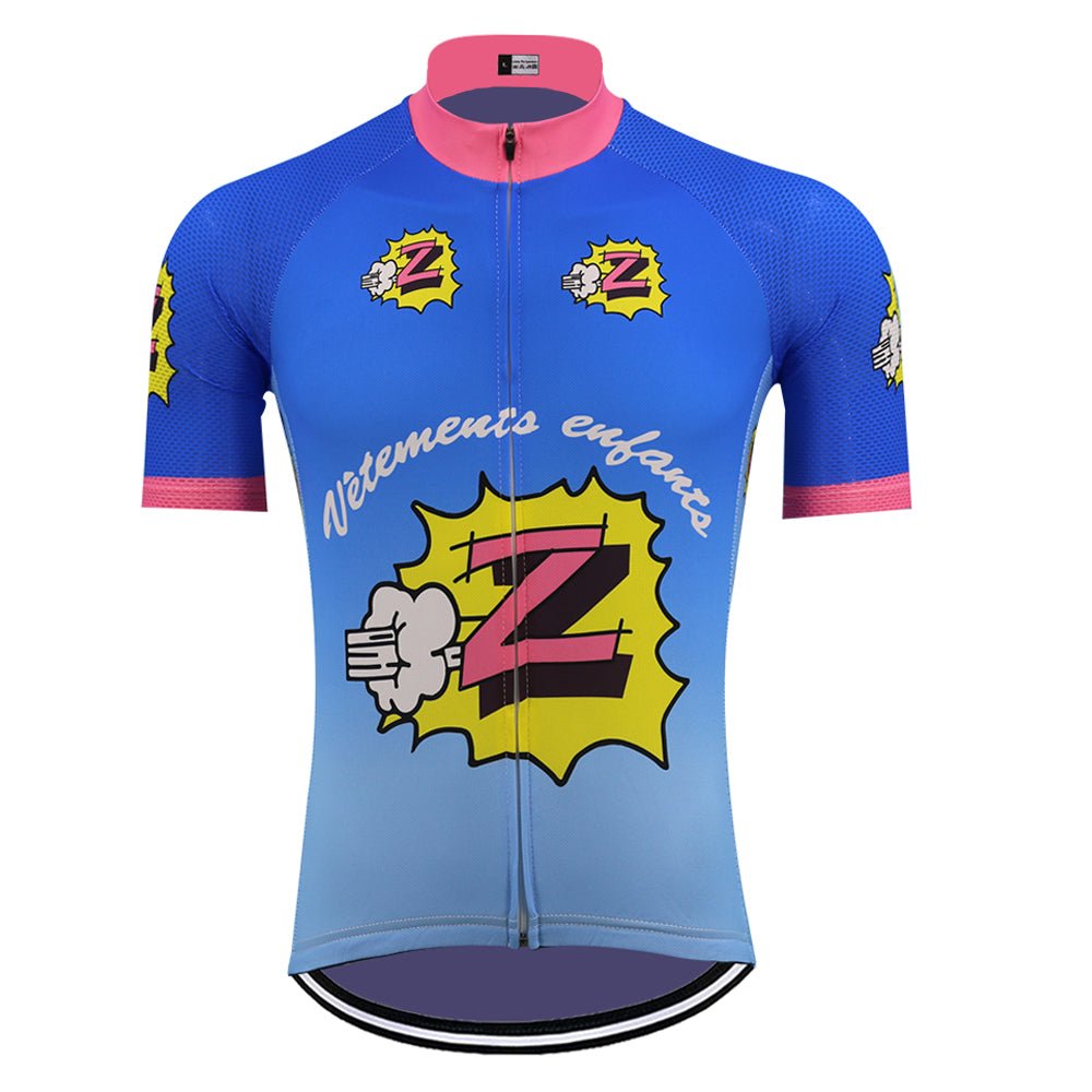 Vetements Enfants Team Z Retro Cycling Jersey Retro Cycling Jersey - Retro Peloton