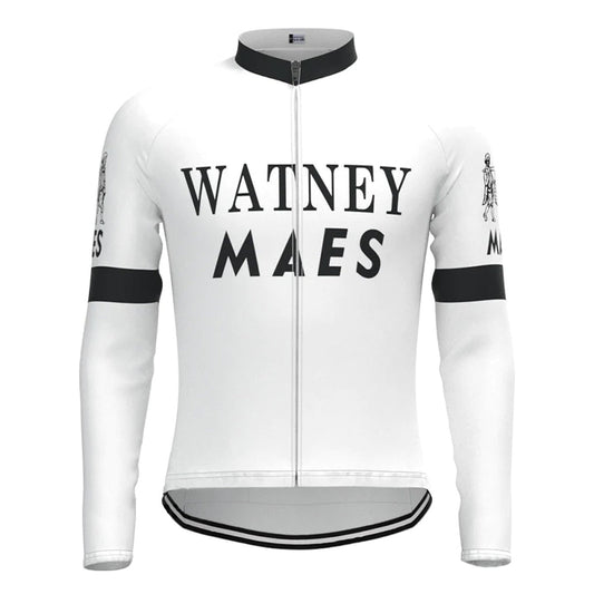 Watney Maes Retro Cycling Jersey (with Fleece Option) Retro Cycling Jersey - Retro Peloton