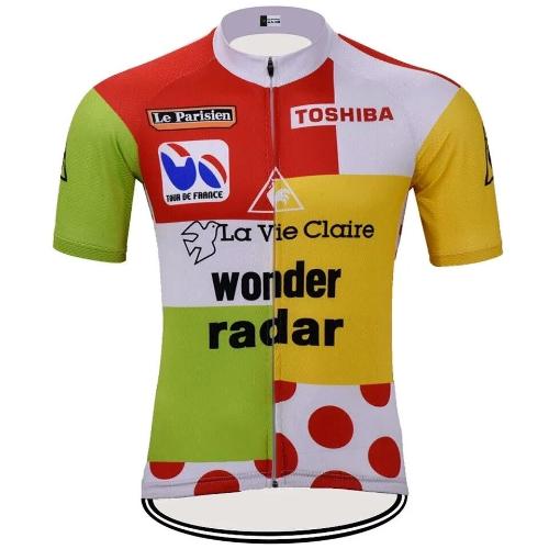 Wonder Radar La Vie Claire Retro Cycling Jersey Retro Cycling Jersey - Retro Peloton