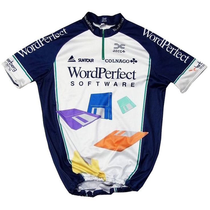 WordPerfect - ColnagoDecca Retro Cycling Jersey Retro Cycling Jersey - Retro Peloton