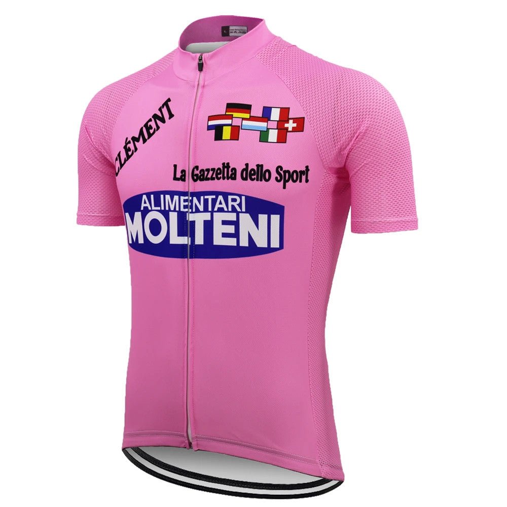 1972 Giro d'Italia Leaders Pink Jersey - Merckx Retro Cycling Jersey- Retro Peloton