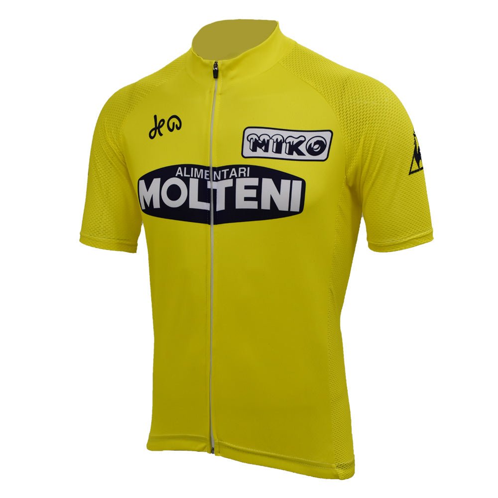 1974 Tour de France Yellow retro cycling jersey - Merckx Retro Cycling Jersey- Retro Peloton