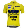 1985 Tour De France Yellow Retro Jersey - Hinault Retro Cycling Jersey- Retro Peloton