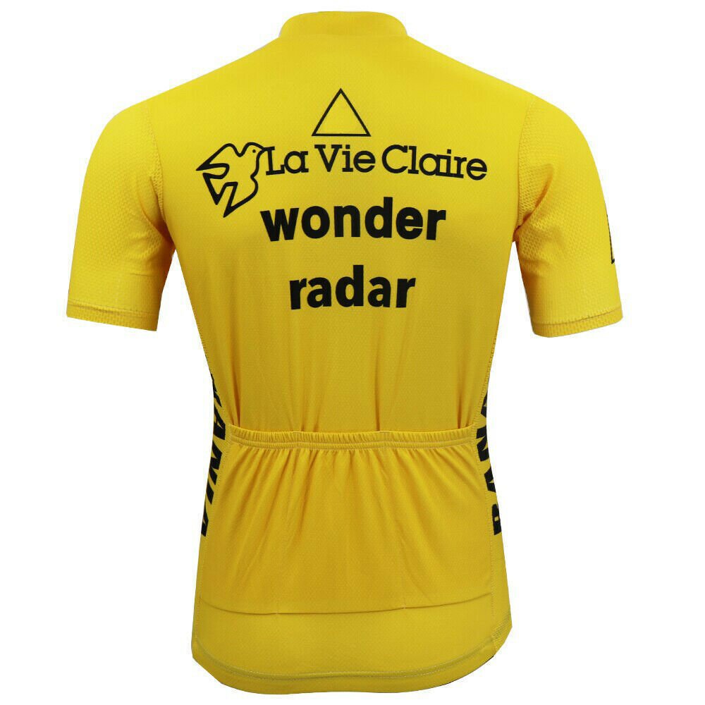 1986 Tour De France Yellow Retro Cycling Jersey - Lemond Retro Cycling Jersey- Retro Peloton