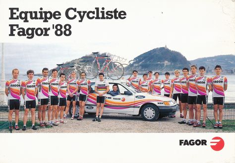 1988 Fagor Team Retro Cycling Jersey Retro Cycling Jersey- Retro Peloton