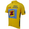 1990 Tour de France yellow jersey Z - Lemond Retro Cycling Jersey- Retro Peloton