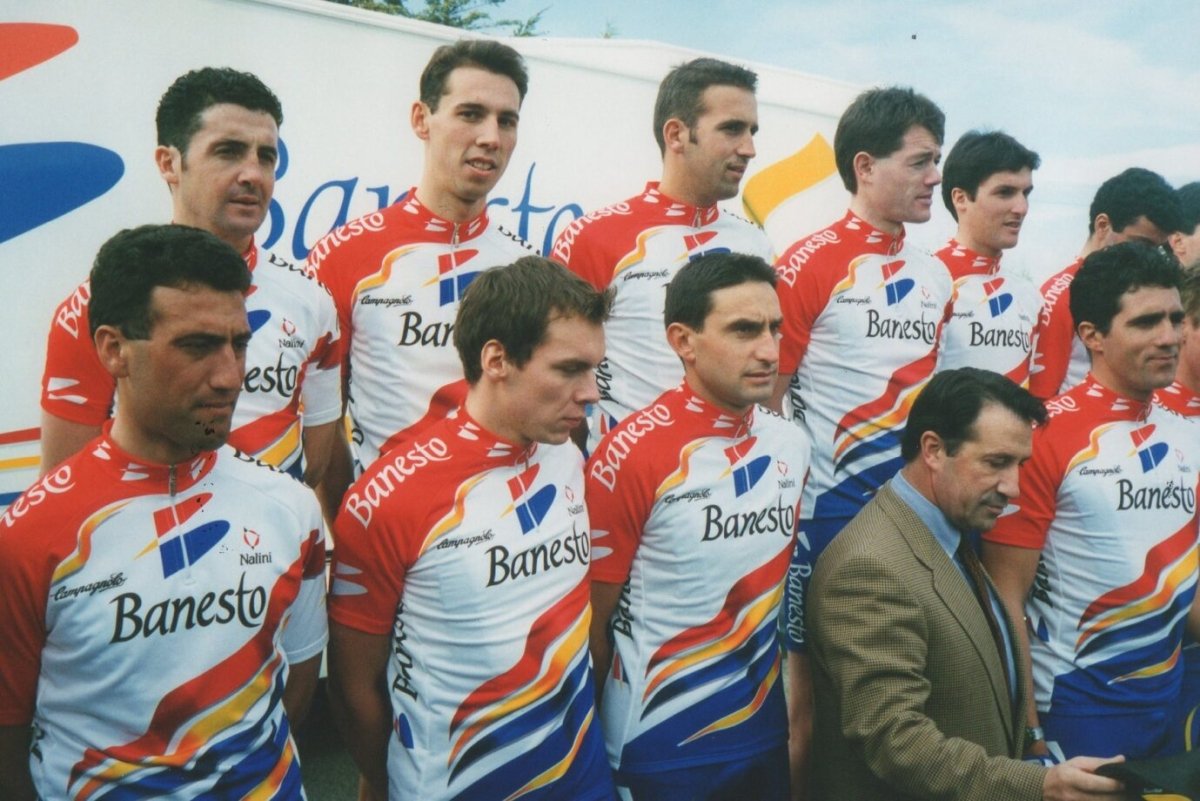 Banesto 1996 retro cycling jersey Retro Cycling Jersey- Retro Peloton