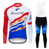 Banesto Retro Cycling Jersey Long Set (With Fleece Option) Retro Cycling Set - Retro Peloton