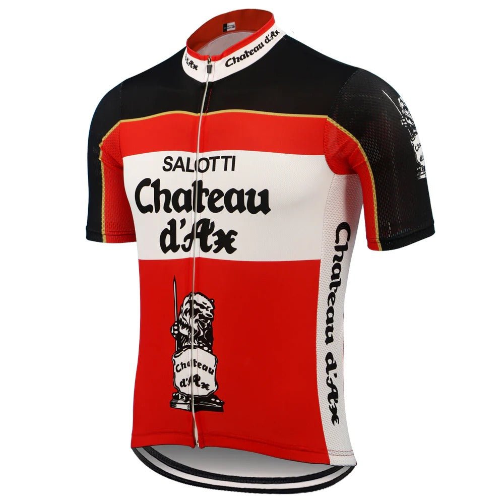 Chateau D'Ax Salotti Retro Cycling Jersey Retro Cycling Jersey- Retro Peloton