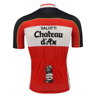 Chateau D'Ax Salotti Retro Cycling Jersey Retro Cycling Jersey- Retro Peloton