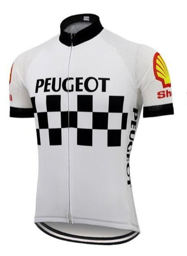 Classic 1960s Peugeot Shell Classic Retro Cycling Jersey Set Retro Cycling Set - Retro Peloton