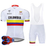 Colombian Cycling Federation Retro Cycling Jersey Set Retro Cycling Set - Retro Peloton
