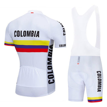 Colombian Cycling Federation Retro Cycling Jersey Set Retro Cycling Set - Retro Peloton