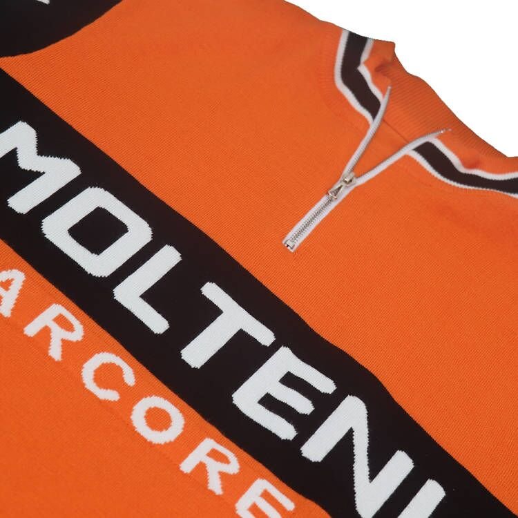 Deluxe Wool Molteni Retro Cycling Jersey - Merckx Retro Wool Cycling Jersey- Retro Peloton