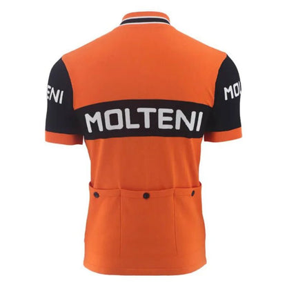 Deluxe Wool Molteni Retro Cycling Jersey - Merckx Retro Wool Cycling Jersey- Retro Peloton