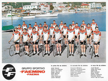 Faemino Deluxe Merino Wool Retro Cycling Jersey Retro Wool Cycling Jersey- Retro Peloton