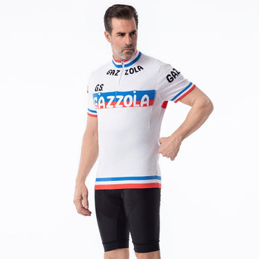 Gazzola Deluxe Merino Wool Retro Cycling Jersey Retro Wool Cycling Jersey- Retro Peloton